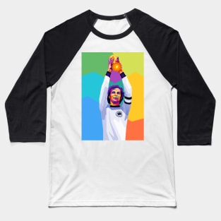 Franz Beckenbauer Legend Pop Art Baseball T-Shirt